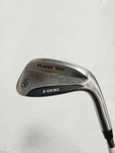 Used Powerbilt Xgrind 52 Degree Steel Regular Golf Wedges