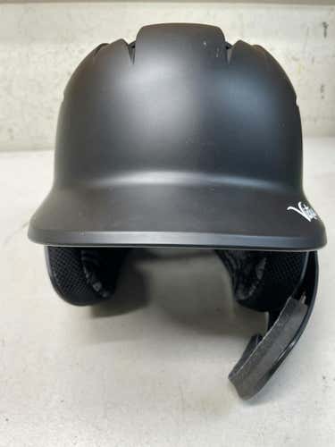 New Victus Nox Medium Black Baseball Helmet W Jaw Guard