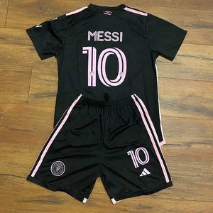 Inter Miami CF Away 10 Lionel Messi Soccer Jersey and Shorts Set-All Men Women Youth Size Available
