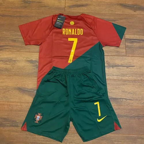 Cristiano Ronaldo #7 Home Soccer Jersey and Shorts Set-All Men Women Youth Size Available