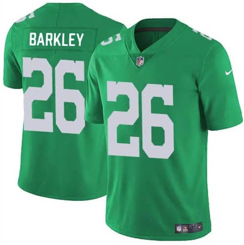 Saquon Barkley Kelly Green Vapor Limited Stitched Jersey-All Men Women Youth Size Available