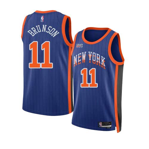 New York Knicks Jalen Brunson 23-24 City Jersey  -All Men Women Youth Size Available