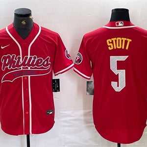 #5 Bryson Stott Red 2024 City Connect Stitched Jersey  -All Men Women Youth Size Available