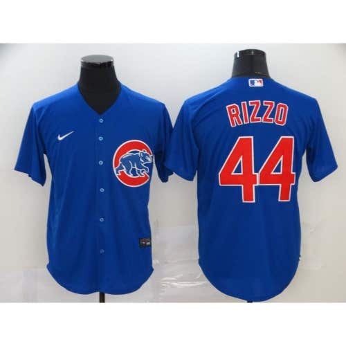 Chicago Cubs Anthony Rizzo Tony Blue Game Jersey -All Men Women Youth Size Available
