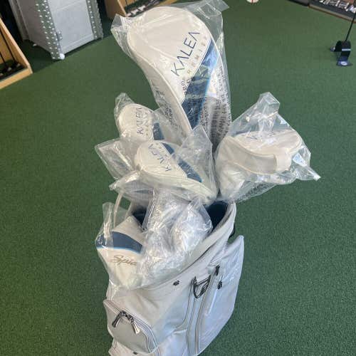 Brand NEW Ladies Taylormade Kalea Premier Complete Golf Set 11-PC Set Grey Bag