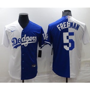 Los Angeles Dodgers Freddie Freeman White Royal Jersey -All Men Women Youth Size Available