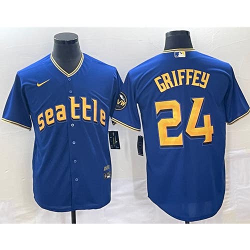 Seattle Mariners Ken Griffey Jr. City Jersey -All Men Women Youth Size Available