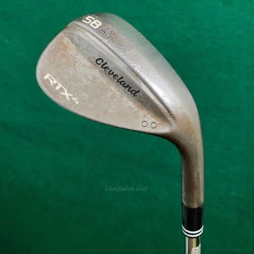 Cleveland RTX-4 Raw Mid 58-9 58° Lob Wedge DG Spinner Tour Issue Steel Wedge