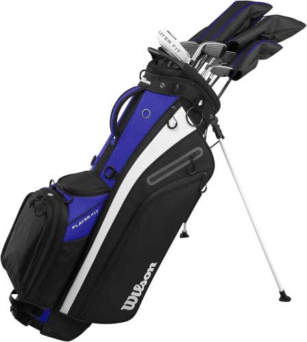 Wilson Golf PlayerFit Complete Golf Set - Carry Bag - Graphite / Steel REGULAR