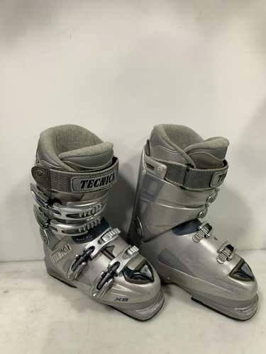 Used Tecnica X8 Womens DH Ski Boot Grey 250 MP - M07 - W08 11727-S000173209