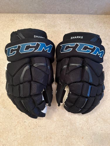 14” Ccm hg12xp gloves-Sj Sharks