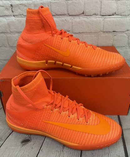 Nike 831977 888 MercurialX Proximo II TF Mens Soccer Shoes Total Orange US 8 NIB