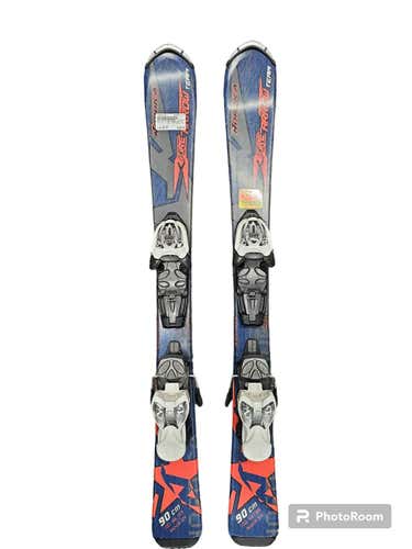 Used Nordica Fire Arrow Dh Ski 90 Cm Boys' Downhill Ski Combo