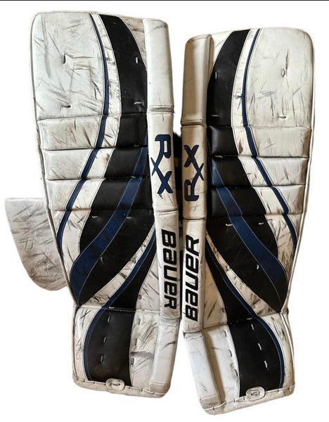 Used Bauer RX6 Senior goalie pads 36+1