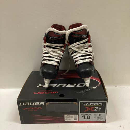 Used Bauer Vapor X 2.7 Junior 01 Ice Hockey Skates