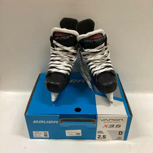 Used Bauer Vapor X3.5 Junior 02.5 Ice Hockey Skates
