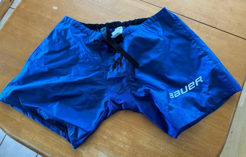 Bauer goalie senior medium blue pant shell