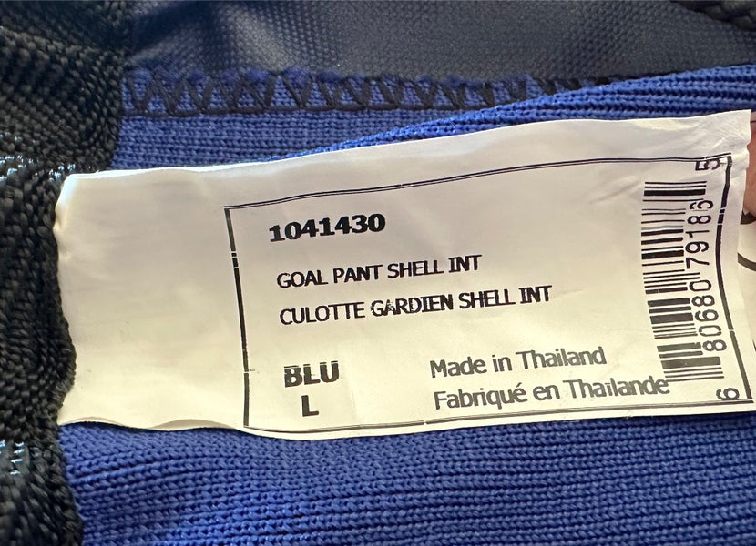Bauer Intermediate Large blue goal pant shell | SidelineSwap | Buy and ...