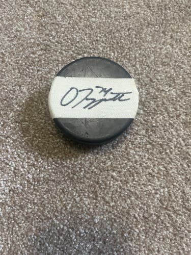 Owen Tippet Signed Hockey Puck