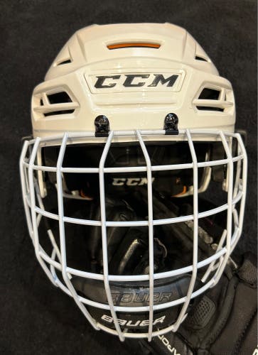 New Large CCM Tacks 710 Helmet W/ Face mask
