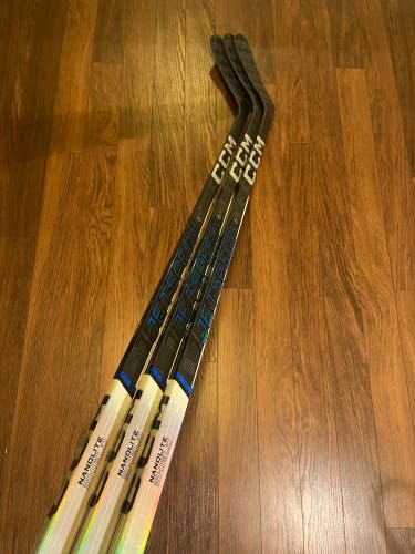 3 Pack! New Senior CCM Jetspeed FT6 Pro Left Hand Hockey Stick P90TM Pro Stock 3 pack