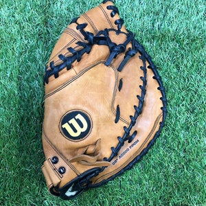 Used Wilson Pro FP500 Right Hand Throw Catcher's Softball Glove 32"