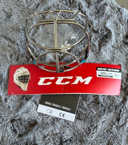 CCM Pro Stainless Steel Certified Cat Eye Goalie Cage SIZE S
