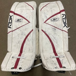 Used Reebok Regular Pro Stock Premier 1 Goalie Full Set - Coyotes