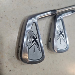 Used Men's Callaway 3 and 4 iron X Forged Right Handed Regular Flex Graphite Shaft