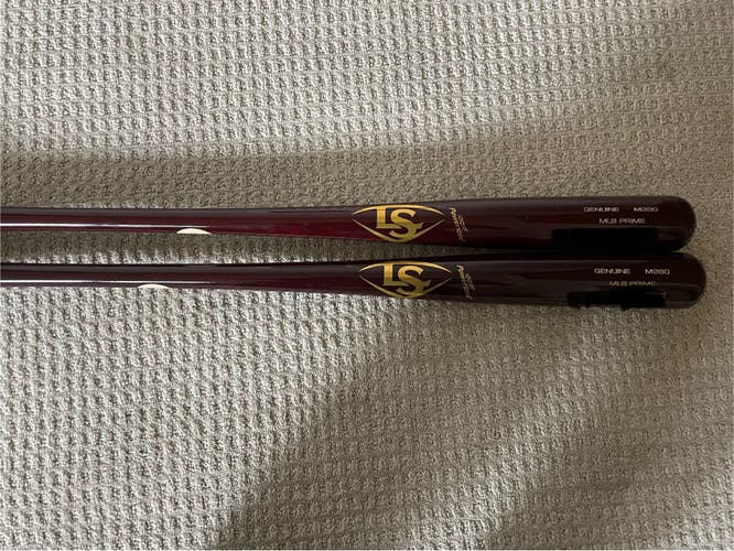 *2* Louisville Slugger 33”/31oz MLB Prime Maple M280 (sold as a pair)