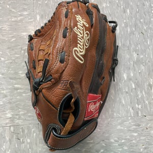 Brown Used Rawlings Renegade Left Hand Throw Pitcher's Baseball Glove 12.5"