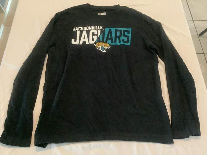Jacksonville Jaguars Team Apparel Pull Over Long Sleeve Shirt Mens L Box O