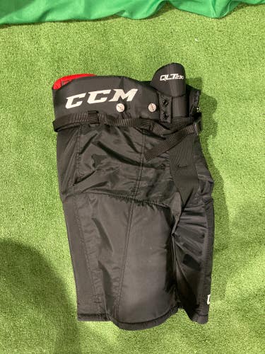 Black Used Junior Medium CCM QLT 230 Hockey Pants