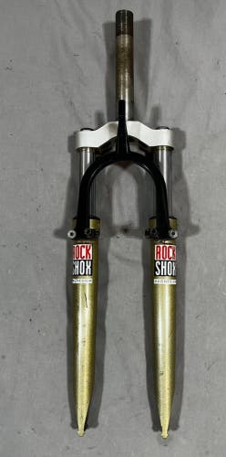 Vintage 1990s Rockshox Magnesium Suspension Fork 155mm 1" Threaded Steerer Tube