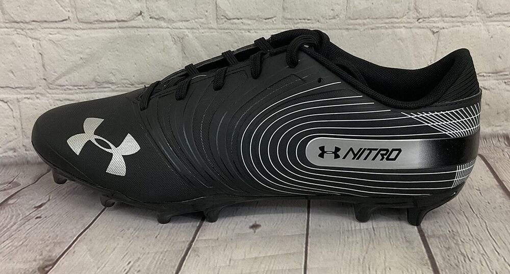 Under Armour 3000182-001 Nitro Low MC Football Cleats Colors Black