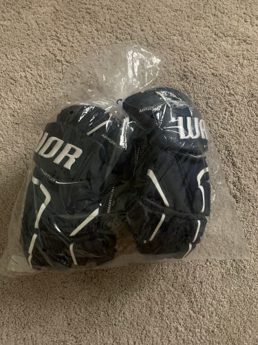 Brand New Warrior 13" QR5 Pro Navy Blue Gloves