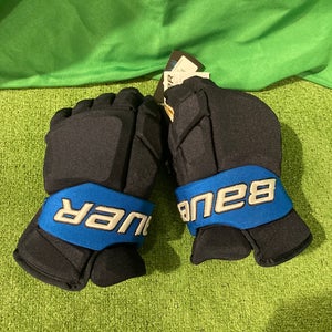 New Blue Pro Stock Senior Bauer Winnipeg Jets Supreme 2S Pro 14” Gloves