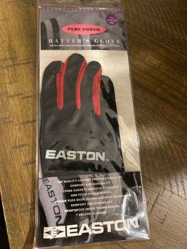 Batting Gloves  Youth Right Small Black /red