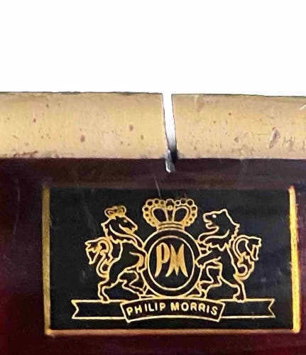 Philip Morris Inlay Golf Brass Putter Vintage Marketing Promo Steel 35" RH Sweet