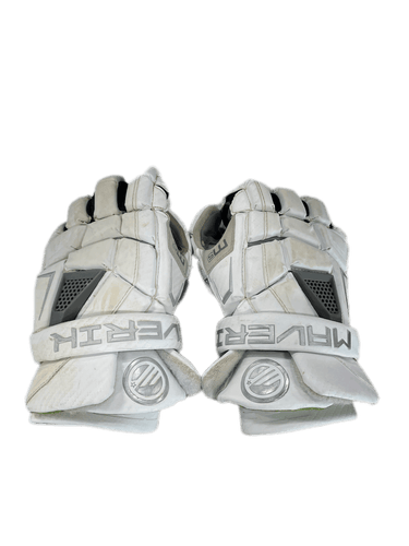 Used Maverik M5 Lg Men's Lacrosse Gloves
