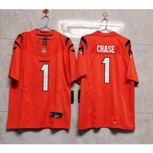 Ja'Marr Chase Orange Vapor F.U.S.E. Limited Jersey -All Men Women Youth Size Available