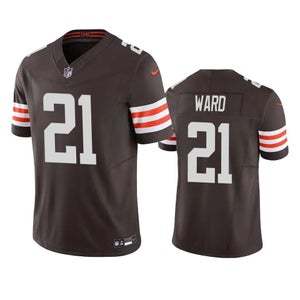 Denzel Ward Browns Vapor F.U.S.E. Limited Jersey -All Men Women Youth Size Available