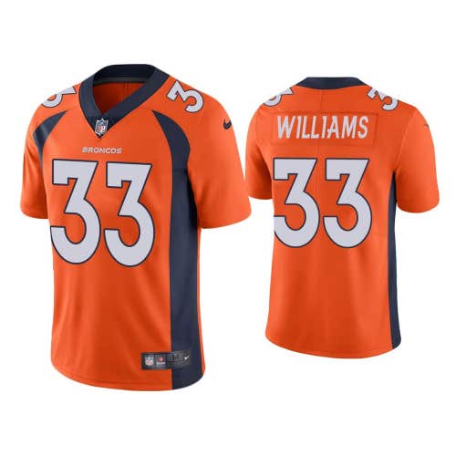 Denver Broncos Javonte Williams Orange Jersey -All Men Women Youth Size Available