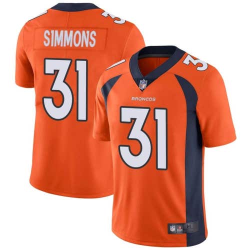 Denver Broncos Justin Simmons Orange Jersey -All Men Women Youth Size Available