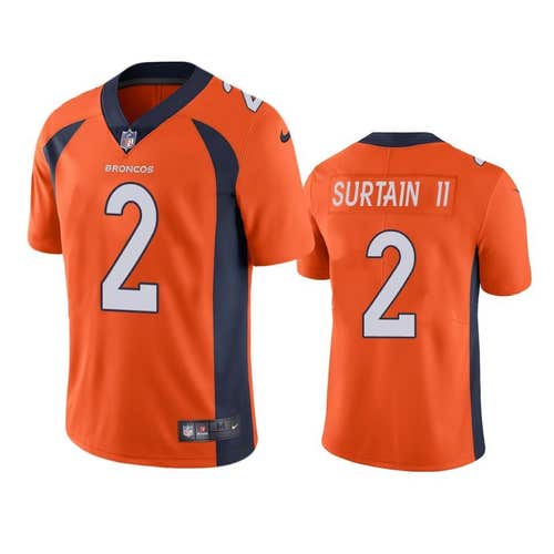 Denver Broncos Patrick Surtain II Orange Jersey -All Men Women Youth Size Available