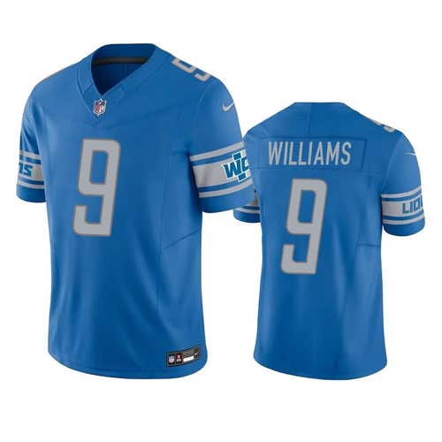 Jameson Williams Blue Vapor F.U.S.E. Limited Jersey -All Men Women Youth Size Available