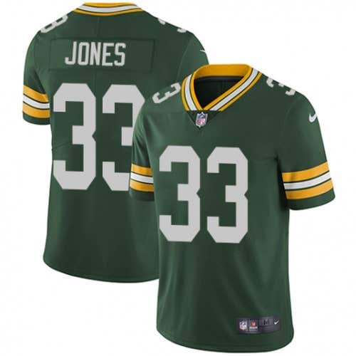 Green Bay Packers Aaron Jones Green Jersey -All Men Women Youth Size Available