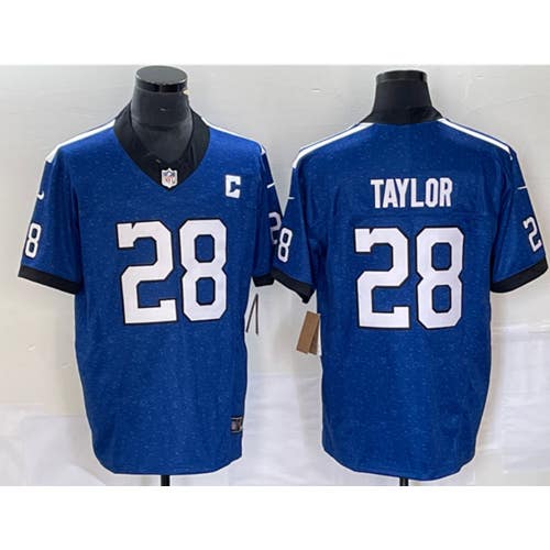 Jonathan Taylor Royal Throwback Limited Jersey -All Men Women Youth Size Available