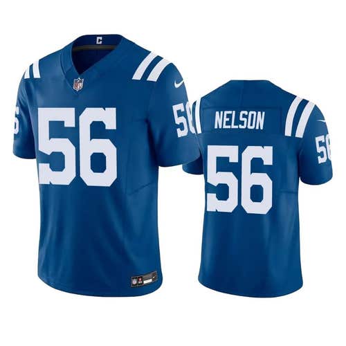 Quenton Nelson Vapor F.U.S.E. Limited Royal Jersey -All Men Women Youth Size Available