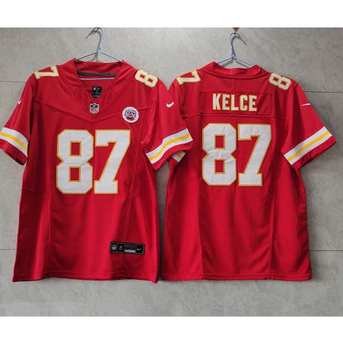 Kansas City Chiefs Travis Kelce Red Vapor F.U.S.E. Jersey -All Men Women Youth Size Available